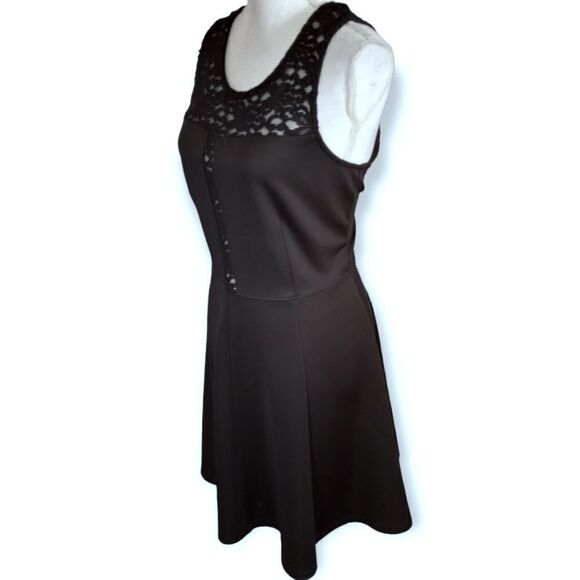 ENFOCUS STUDIO BLACK DRESS W/LACE DETAILING SZ.14 EUC - Picture 4 of 7